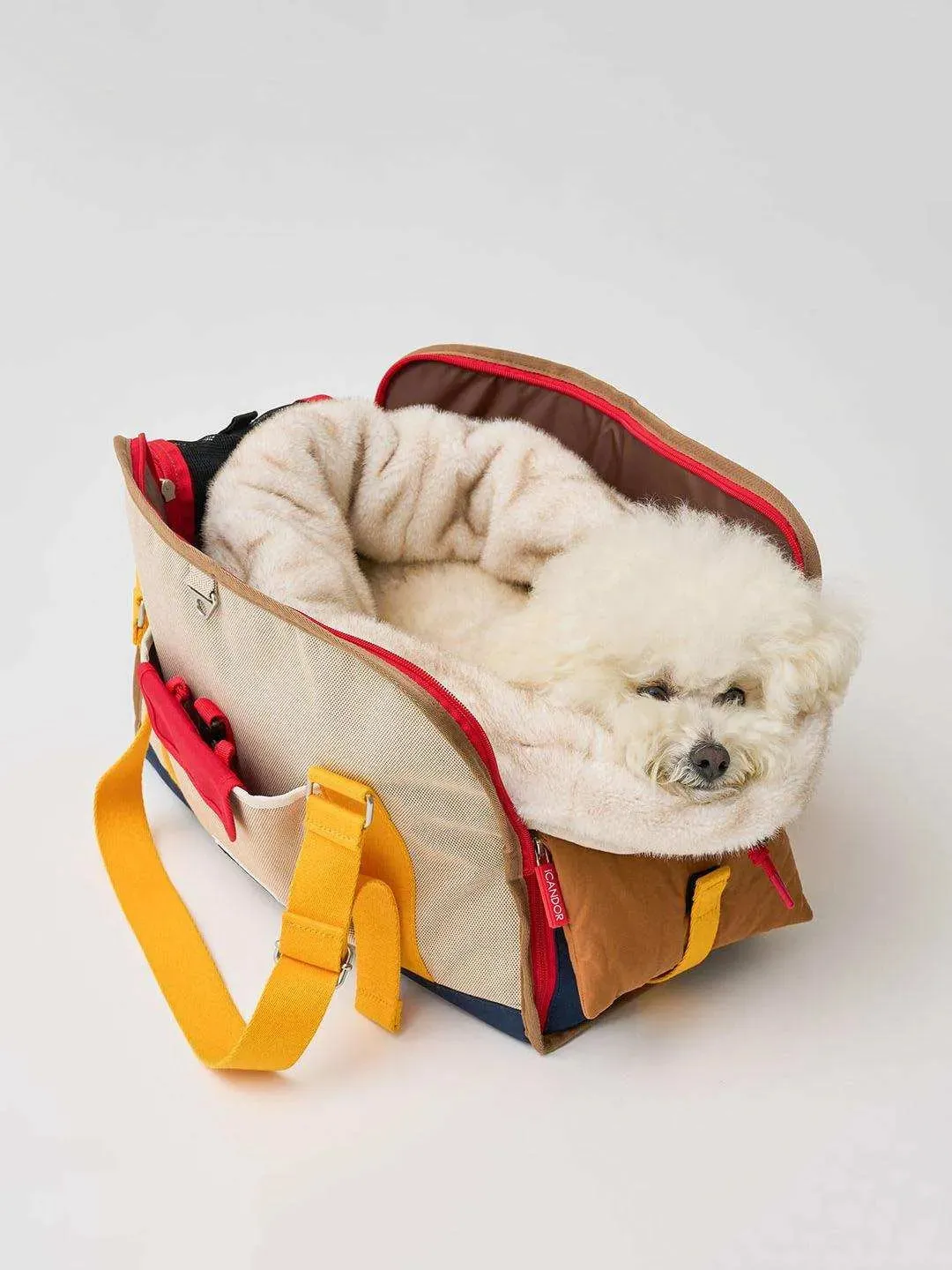 Snuggle Nest | Versatile Eco-fur Dog Sleeping Bag