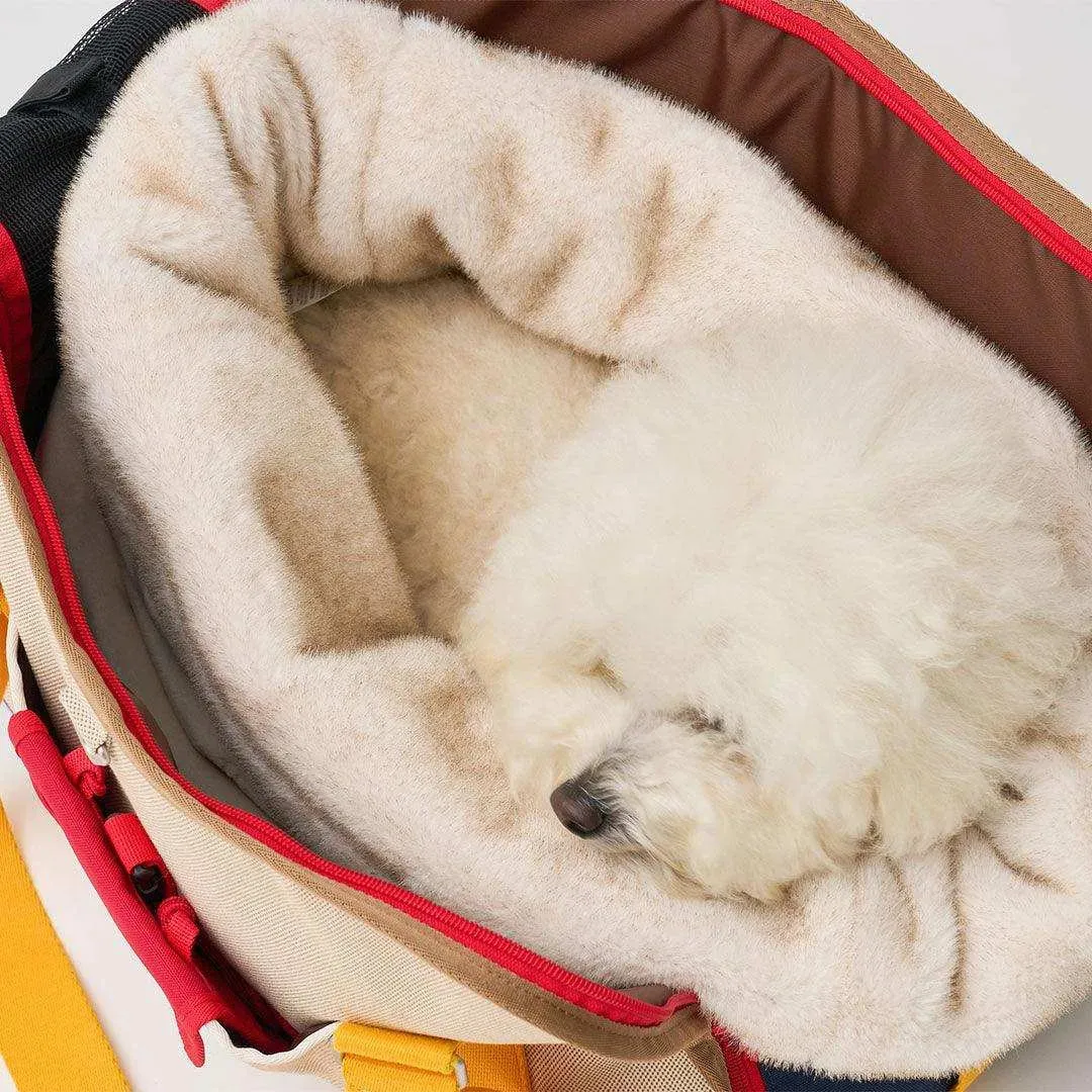 Snuggle Nest | Versatile Eco-fur Dog Sleeping Bag