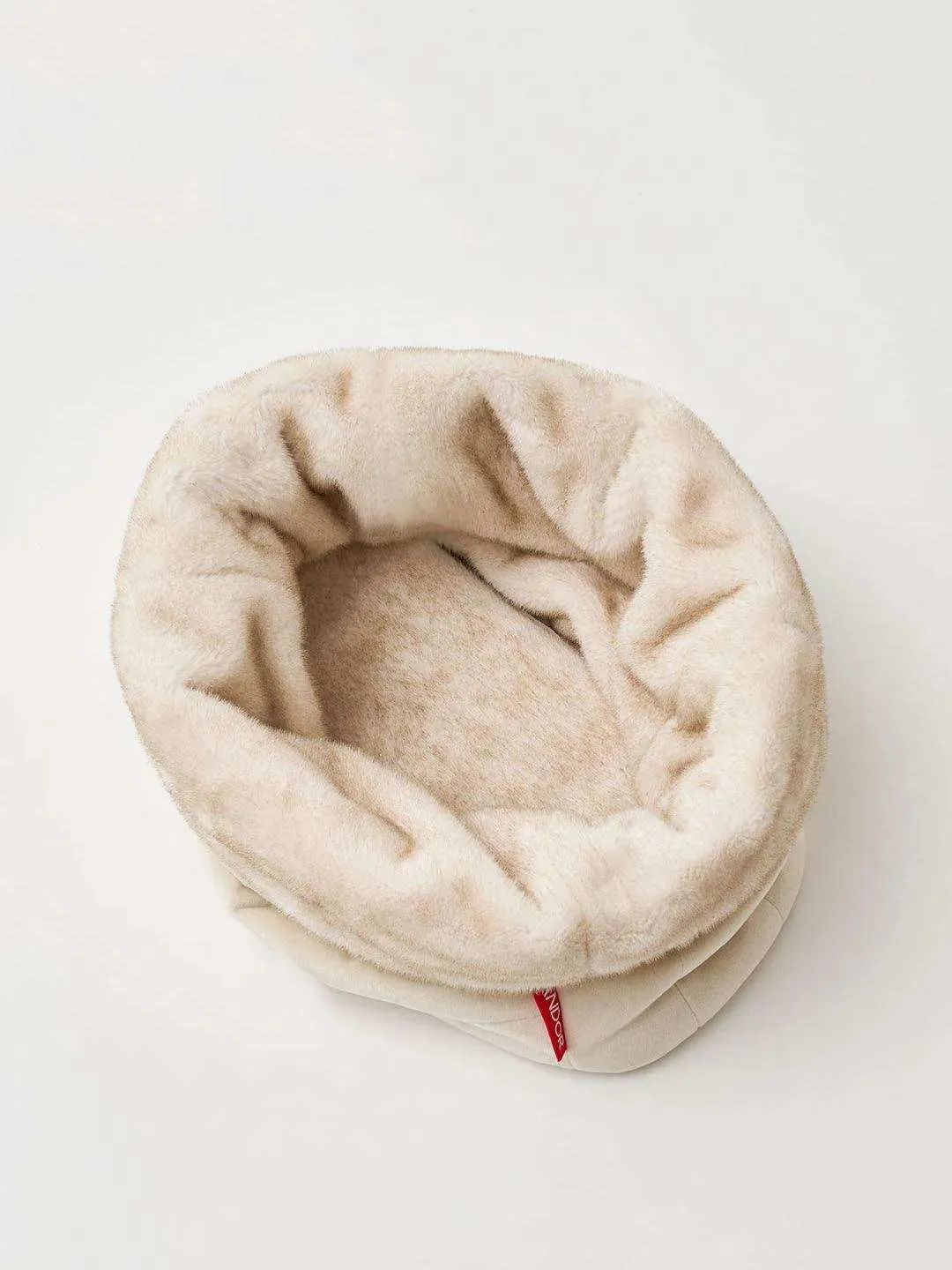 Snuggle Nest | Versatile Eco-fur Dog Sleeping Bag