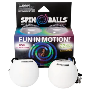 Spin Balls LED Poi Kit