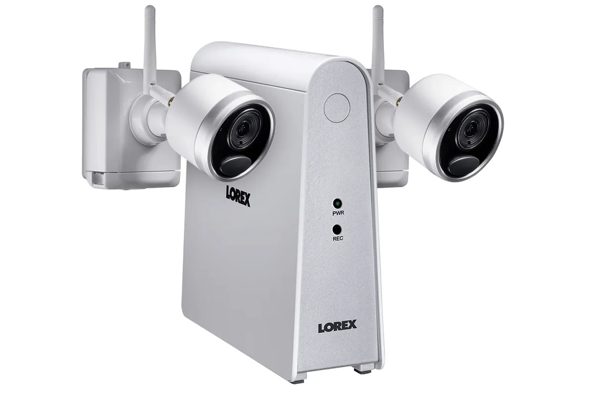 Wire-Free Security Camera System with 2 Cameras