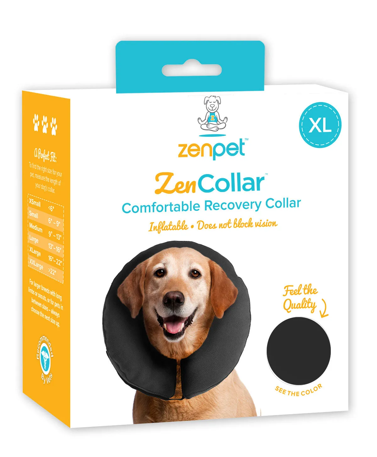 ZenPet ZenCollar The Original Inflatable Recovery Collar for Dogs